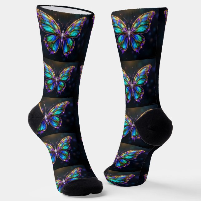 B&E Socks Bold and Elaborate Design 002214 (Angled)