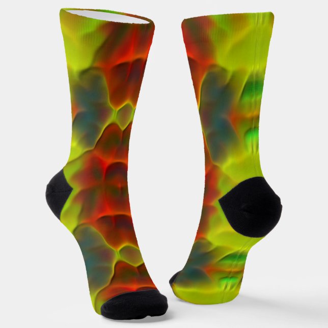 B&E Socks Bold & Elaborate Design 001828 (Angled)