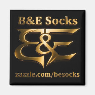 B&E Socks Bold & Elaborate Design 0048173 Magnet