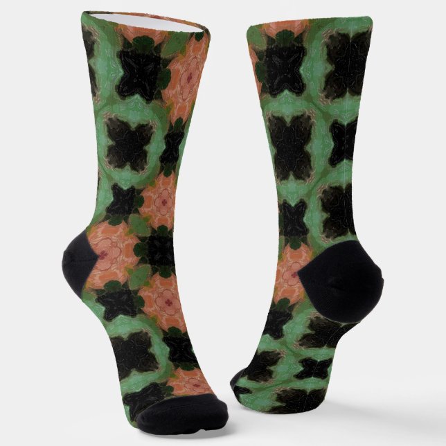 B&E Socks Bold & Elaborate Design 0048180 (Angled)