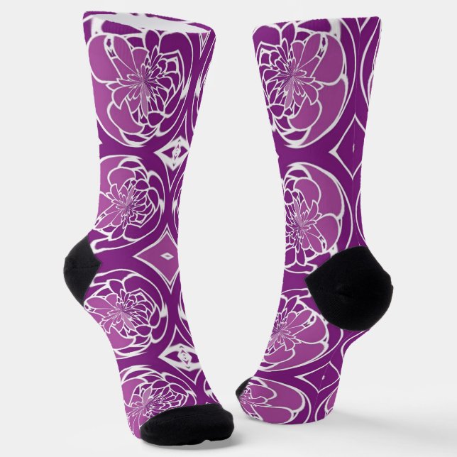 B&E Socks Bold & Elaborate Design 0048183 (Angled)