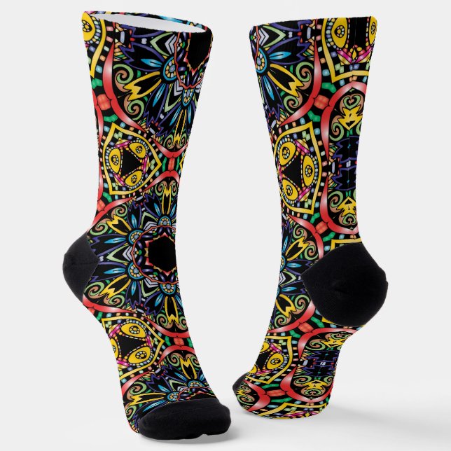 B&E Socks Bold & Elaborate Design 0048184 (Angled)