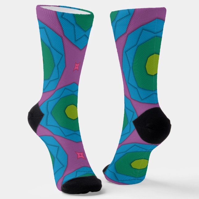 B&E Socks Bold & Elaborate Design 0048193 (Angled)