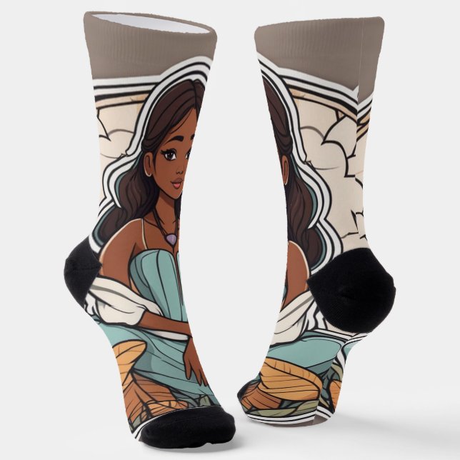 B&E Socks Bold & Elaborate Design 0048967 (Angled)