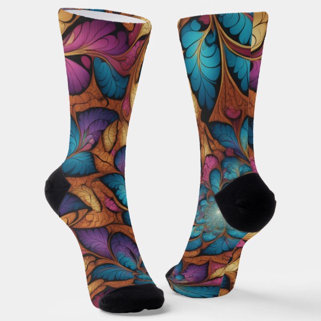 B&E Socks Bold & Elaborate Design 0048970 (Angled)