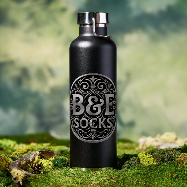 B&E Socks Bold & Elaborate Design 0049553 Water Bottle (Outdoor (Rotated))