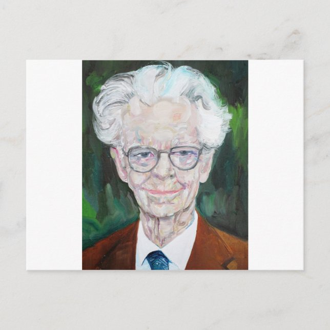 b.f. skinner - oil portrait.2 postcard (Front)