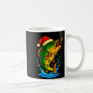 B Fish Christmas Fishing  Coffee Mug