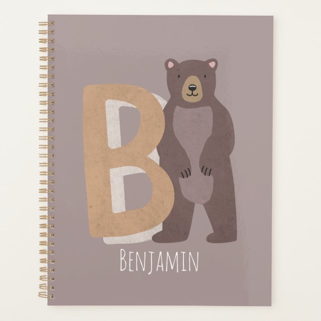 B for Bear Planner (Front)