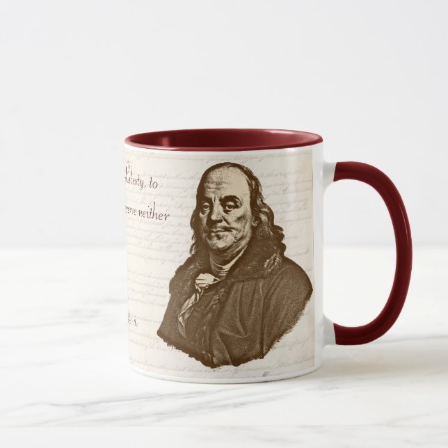 B. Franklin: Liberty & Safety - Mug #2 (Right)