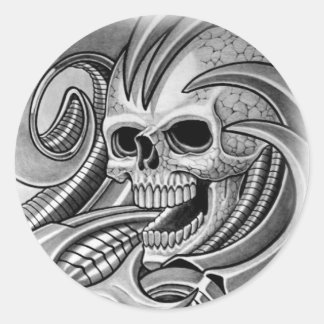 B & G CLASSIC ROUND STICKER