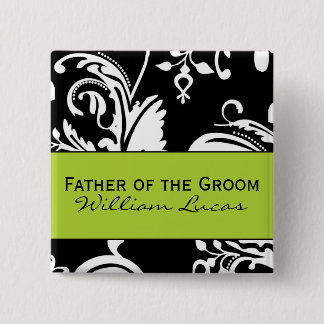 B&G Square Father of the Groom Button