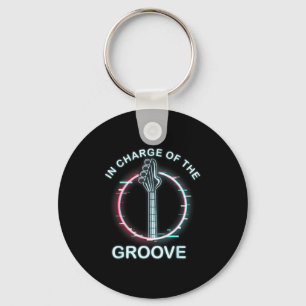 B Guitar Music Cool B-player Key Ring