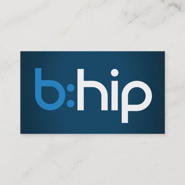 b:HIP Distributor Business Card Blue (Front)