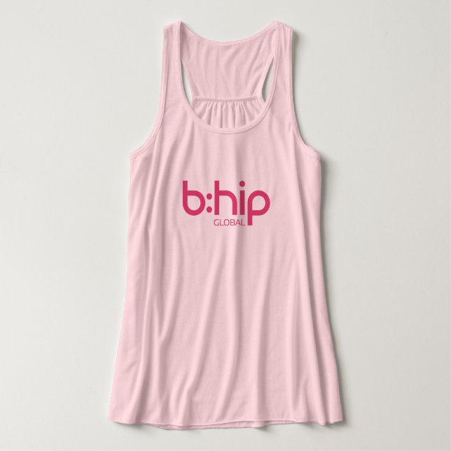 b:hip pink singlet (Design Front)