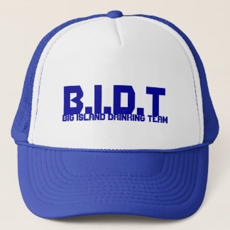 B.I.D.T, BIG ISLAND DRINKING TEAM TRUCKER HAT