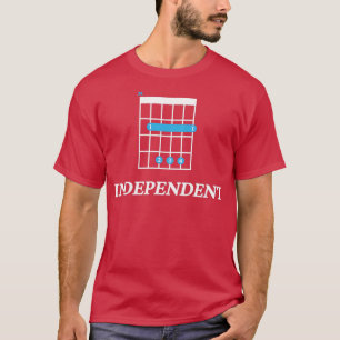 B Independent B Guitar Chord Tab Dark Theme T-Shirt