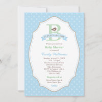 B is for Baby Boy Blue Baby Shower