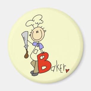 B is for Baker Tshirts and Gifts Magnet