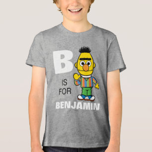 B is for Bert Add Your Name Tri-Blend Shirt
