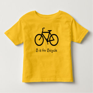 B is for Bicycle Toddler T-Shirt
