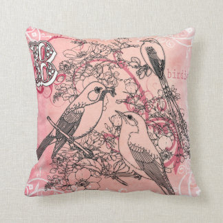 "B" is for Bird Cushion