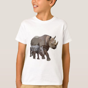 B is for Black Rhino T-Shirt