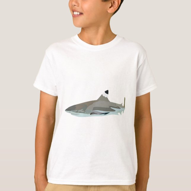 B is for Black Tip Reef Shark T-Shirt (Front)