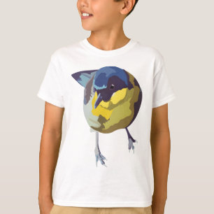 B is for Blue Crowned Laughing Thrush  T-Shirt