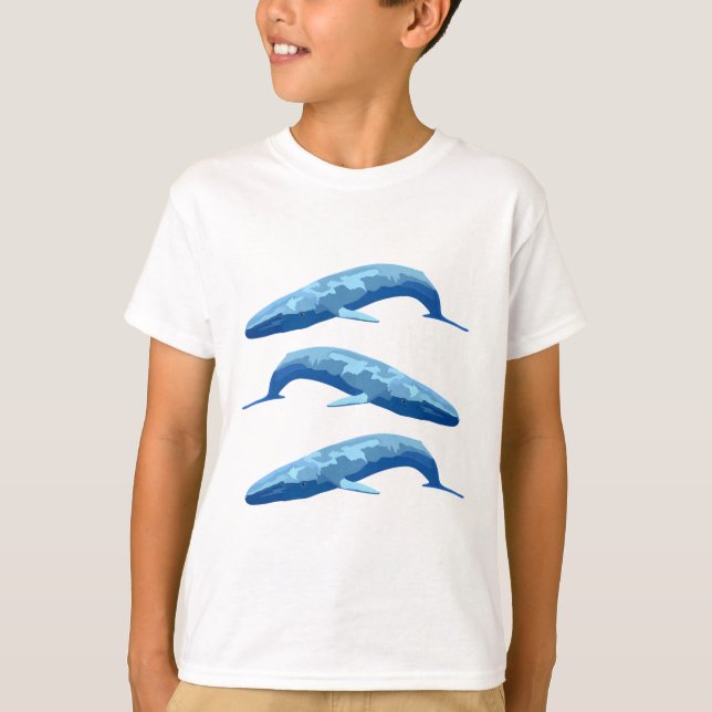 B is for Blue Whale T-Shirt (Front)
