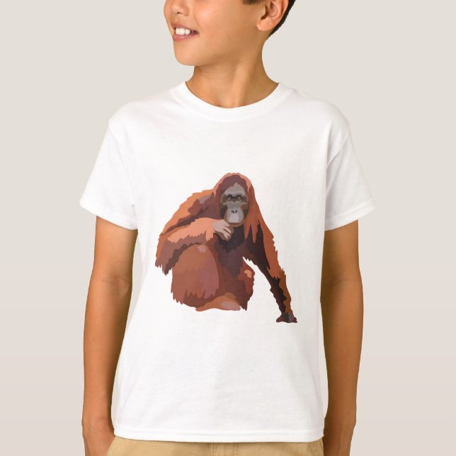 B is for Bornean Orangutan T-Shirt (Front)