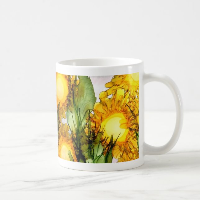 B is for Brass alphabet art mug (Right)