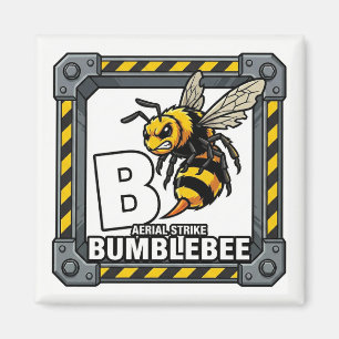 B is for Bumblebee – GTA Style ABC Learning  Magnet