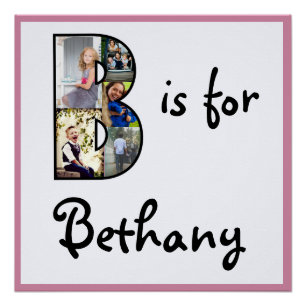 B is for Name Poster