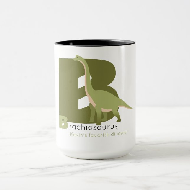 B like Brachiosaurus Mug (Center)