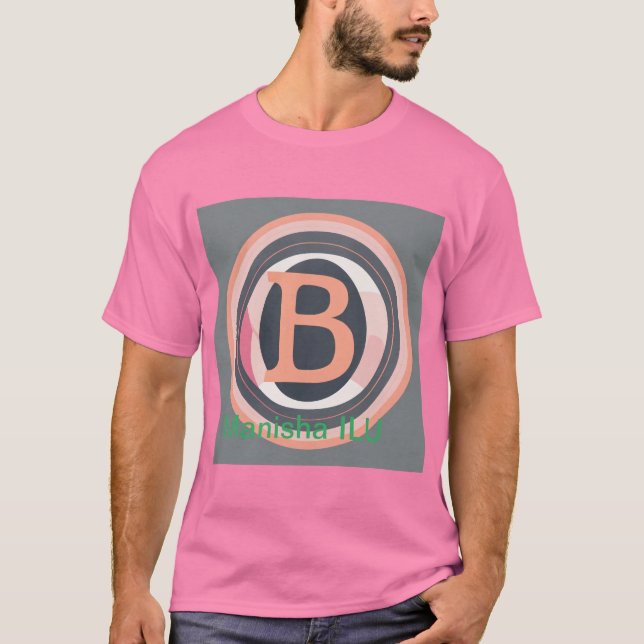 B&M Duo: The Beloved Pink T-Shirt" T-Shirt (Front)