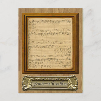 B Minor Mass Postcard