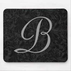 B :: Monogram B Elegant Mouse Pad