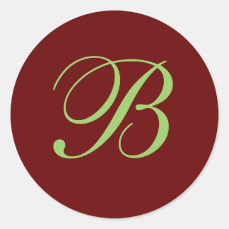 B Monogram Envelope Seal