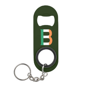 B Monogram overlaid on Irish Flag bocnt