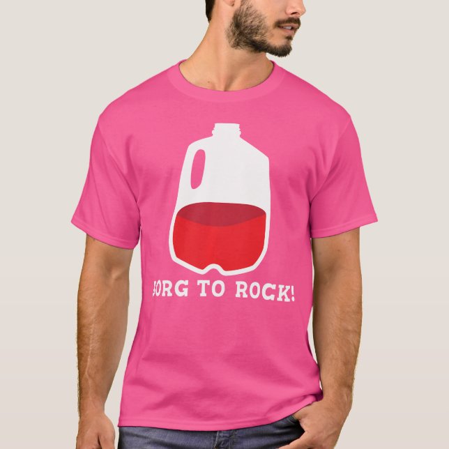 B O R G To Rock Drinking T-Shirt (Front)