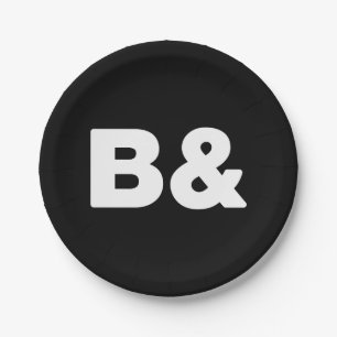 B& PAPER PLATE