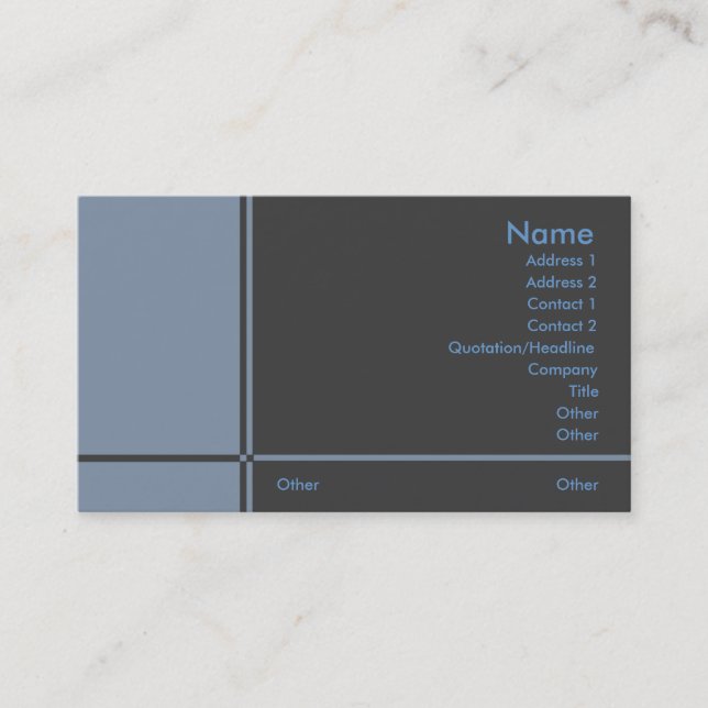 B-Professional Business Card (Front)