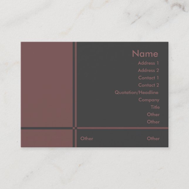 B-Professional Business Card (Front)