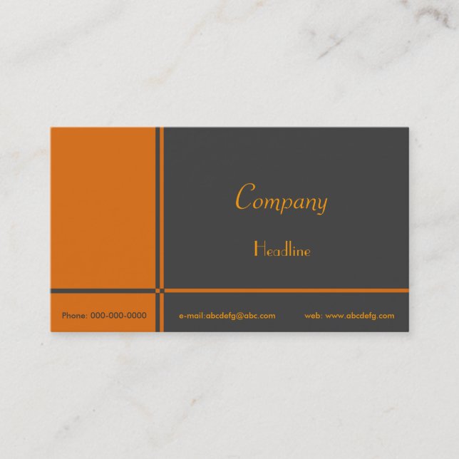 B-Professional Business Card (Front)