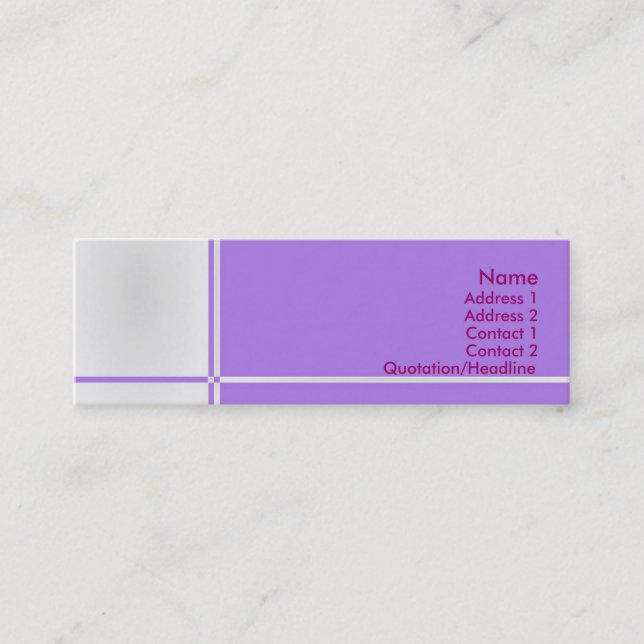 B-Professional Profile Card (Front)
