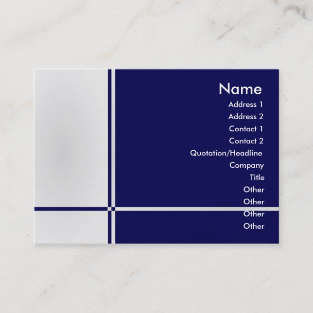 B - Professional Profile Card (Front)