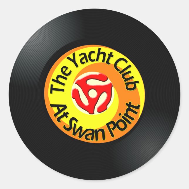 B Side 2 Classic Round Sticker (Front)