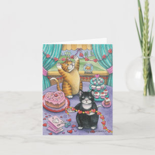 B & T #14 Valentine Note Holiday Card