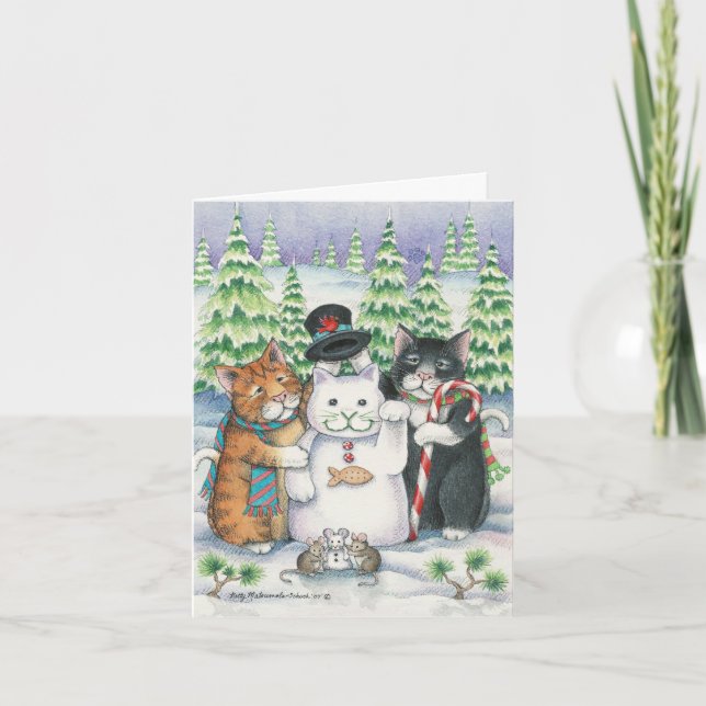 B & T #24 Happy Holiday Note Card (Front)